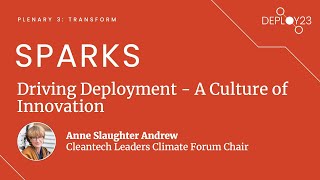Deploy23 Plenary 3: Driving Deployment – A Culture of Innovation