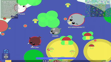 FUNNY VIDEO MOPE IO 4 WAYS TO LEVEL UP TO LAST ANIMAL IN 6 MINS! Mope io 2