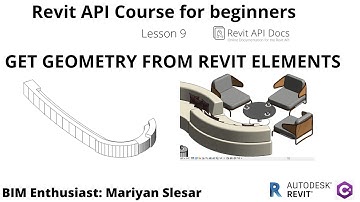 Revit API Course - Lesson 9 | Get geometry from Revit elements