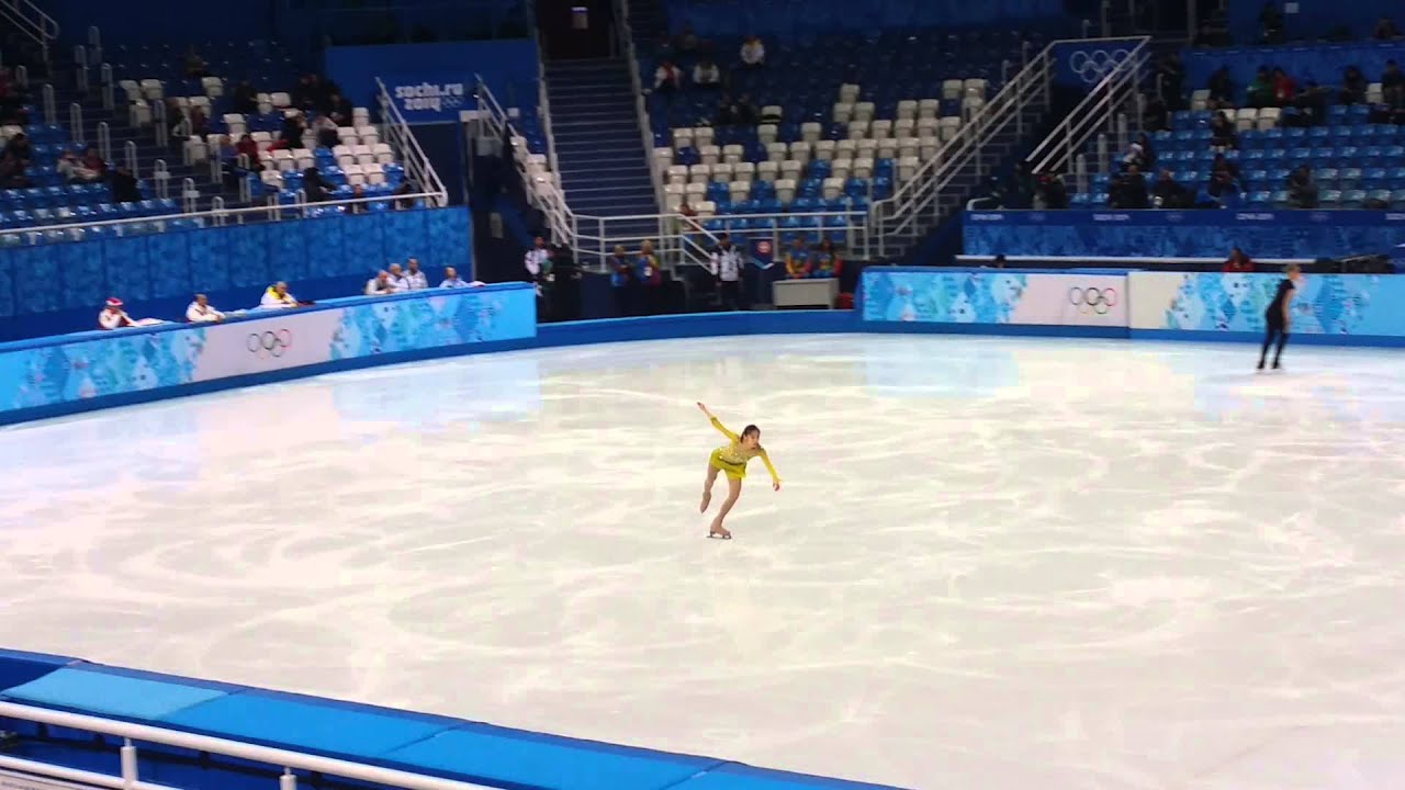 20140219 Sochi olympic short rehearsal YunaKim - 3Lz3T - 2