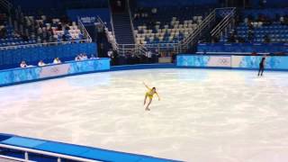 20140219 Sochi olympic short rehearsal YunaKim - 3Lz3T - 2