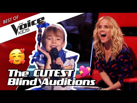 TOP 10 | The CUTEST Blind Auditions in The Voice Kids 😍❤️ (part 2)