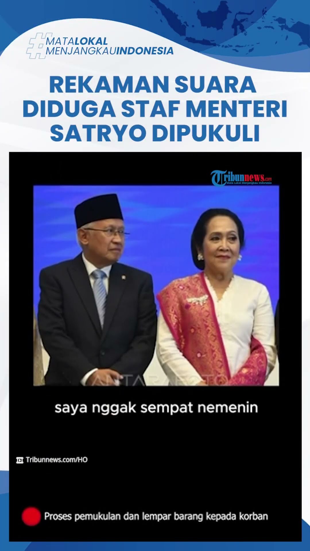 Bocor Rekaman Suara Dinarasikan Staf Menteri Satryo Mohon Ampun saat Diduga Dipukuli di Rumah Dinas
