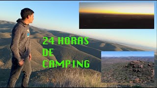 24 Horas De CAMPAMENTO!! En El Mirador De Un Cerro!!