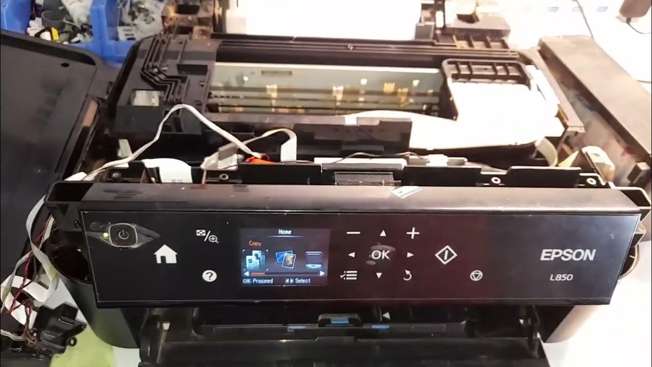 how to epson l850 printer error turn power off and then on again for
