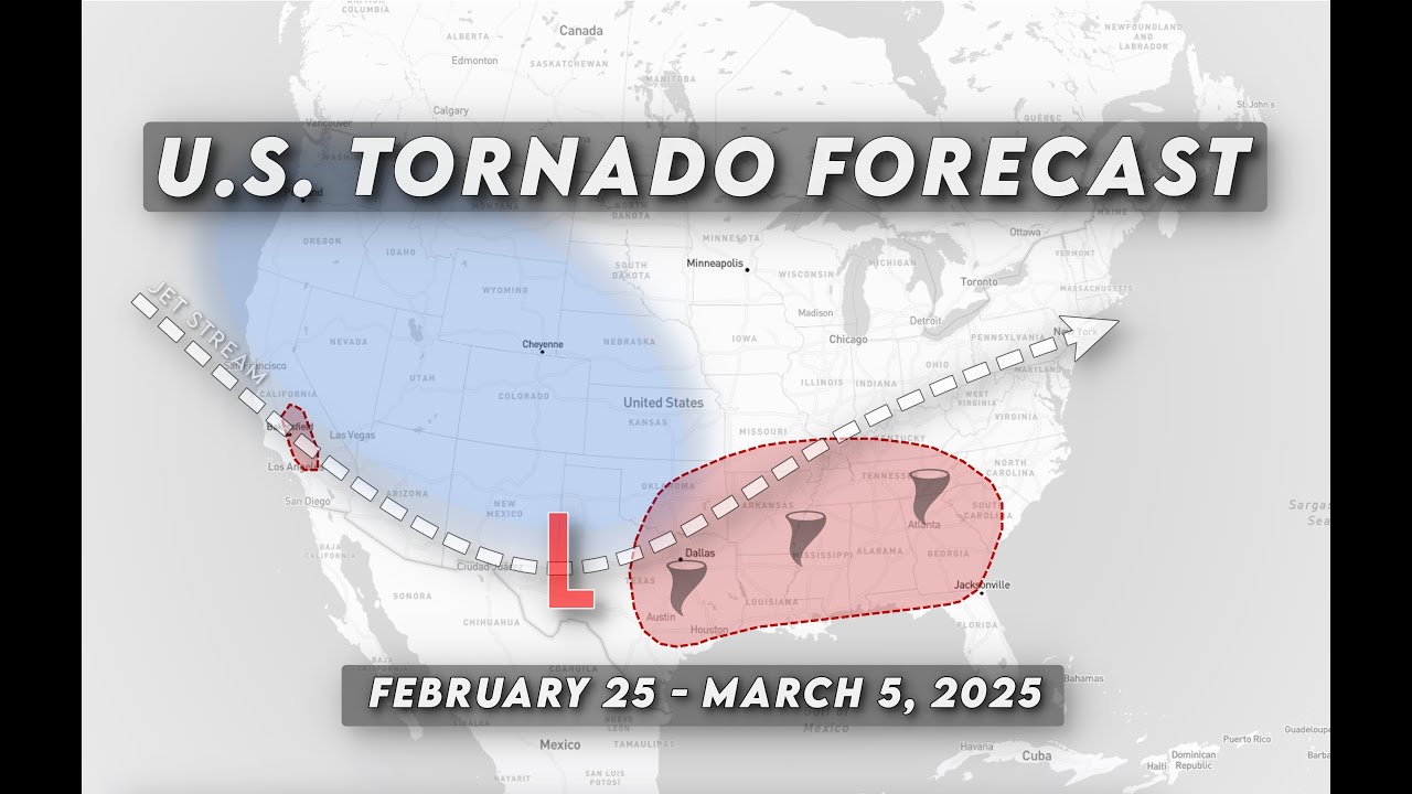 U.S. Tornado Forecast | Feb 25 - March 5, 2025