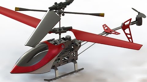 49- SolidWorks |Helicopter|: The Final Assembly