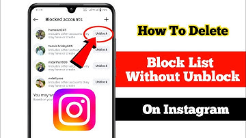 How to Delete Block List Without Unblock OnInstagram (New Update) || 