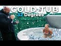 Making my wife get in the cold tub  32f