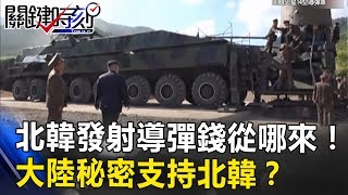 北韓一窮二白發射導彈錢從哪裡來！？大陸秘密支持北韓行動！？ 關鍵時刻20170705-5 黃創夏 朱學恒 馬西屏