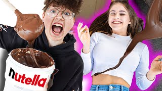 Das GRÖßTE NUTELLA der Welt ESSEN! mit Isabell und Keanu