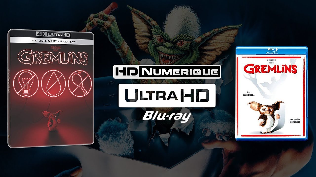 Gremlins : Comparatif 4K Ultra HD vs Blu-ray 