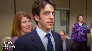 The Office but the awkward silence is violent