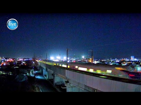🏂2025🎄東北新幹線(郡山市街)📹LIVE🔴REC ライブカメラ MAX320km/h🌈Shinkansen TOHOKU🗾Japan