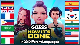 Download Lagu KPop Demon Hunters ~ Guess HUNTRIX Song How It's Done by 25 Different Languages MP3 Download Lagu KPop Demon Hunters ~ Guess HUNTRIX Song How It's Done by 25 Different Languages MP3