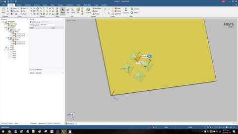 Ansys SCDM_Pattern modeling of quadrangular pyramid