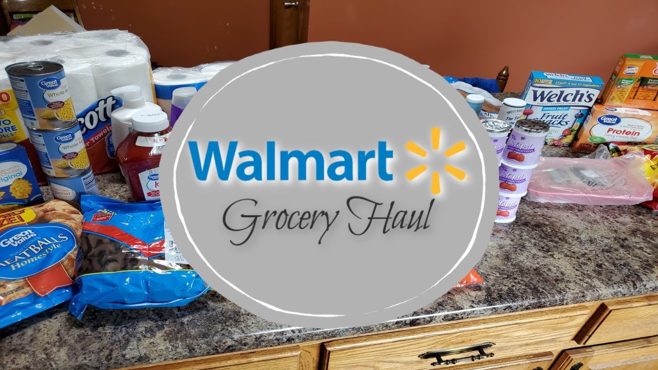 Grocery Haul WalMart Pick Up YouTube