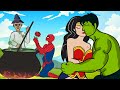 Granny vs Wonder Woman - True Love - Granny Parody Animation - Drawing Cartoons 2