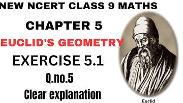 NCERT CLASS 9 MATHS CHAPTER 5 EUCLID