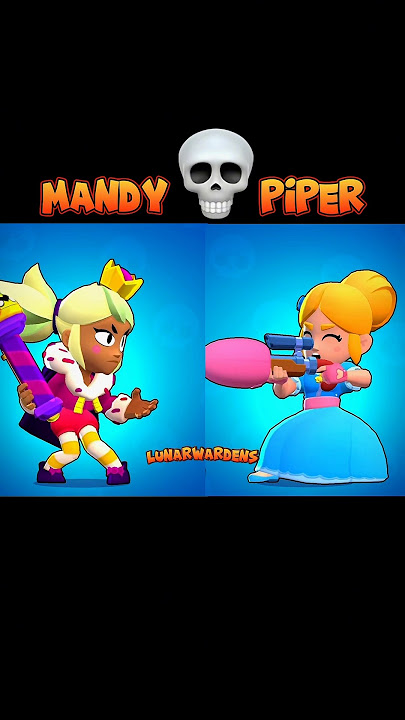 What if Piper AND Mandy🤫💀 #brawlstars #Piper #mandy