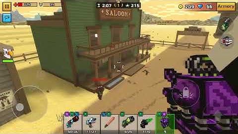 1v1 against trash talker PIXEL GUN 3D