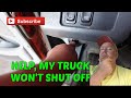 Freightliner Truck won&#39;t turn off. Diagnosis, repair, Cost breakdown