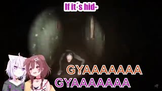 🔴KORONE GETS SCARED BY OKAYUS SCREAM🔴 SCAPE THE AYUWOKI🔴