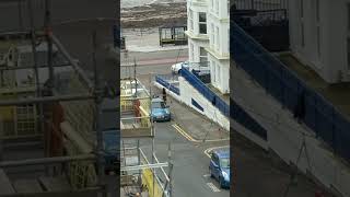 Cleaning Windows Meets The Olympic Pole Vault #bobajob #skills #work #beach