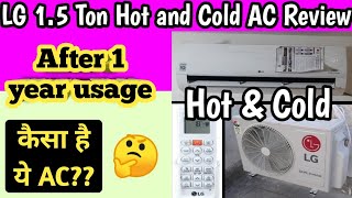LG 1.5 Ton Hot and Cold Split AC 2023 Review  LG Hot and Cold Split AC Review  LG 1.5 Ton 3 Star