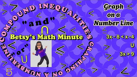 HOW TO SOLVE AND GRAPH COMPOUND INEQUALITIES 👍⭐️🙃