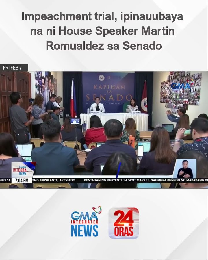 Impeachment trial, ipinauubaya na ni House Speaker Martin Romualdez sa Senado | 24 Oras