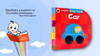 Ladybird Baby touch - Car (Vehicles) - A touch and feel board book | Silent flip through