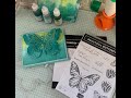 Stampin' Up! Beautiful Butterflies Bundle POP UP Card Fold using Direct to Paper Technique