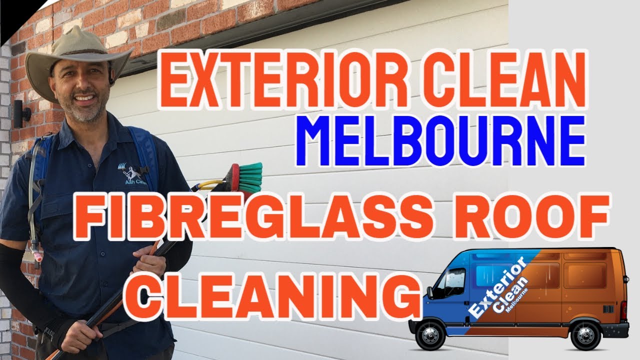 Fibreglass Roof Residential Garage Clean - Exterior Clean Melbourne 0416 484 644