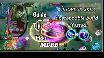 PHOVEUS Gameplay #skills, build,guide and tips #Mobile legends #probuild 