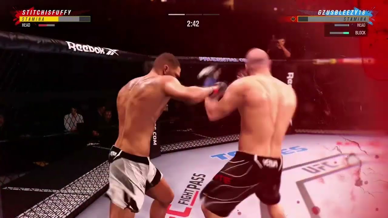 Ufc 4 TOXIC PLAYER GETS KNOCKED OUT