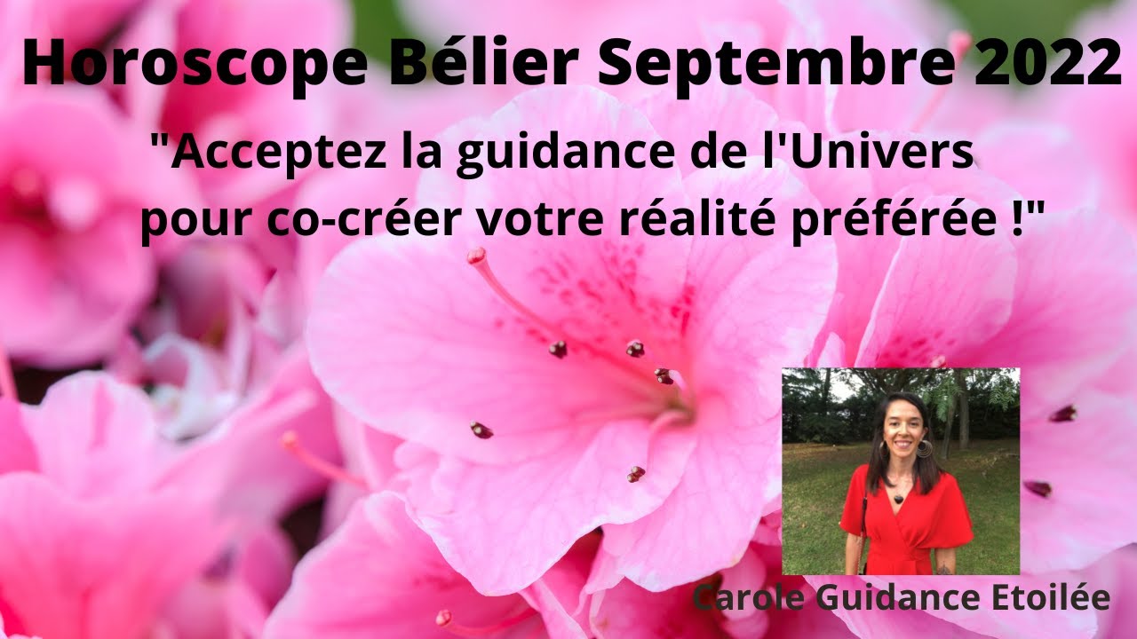 Horoscope Belier Septembre 2022