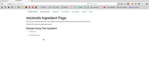Rails Recipe Tracker with Javascript