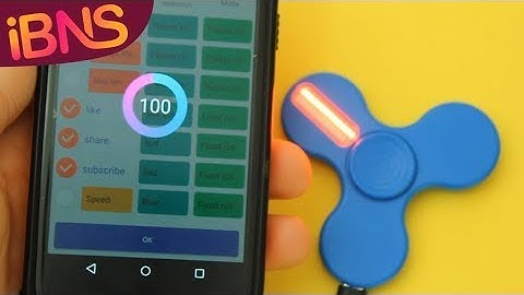 Bluetooth Speaker Fidget Spinner and Programmable LED fidget Spinner Review.