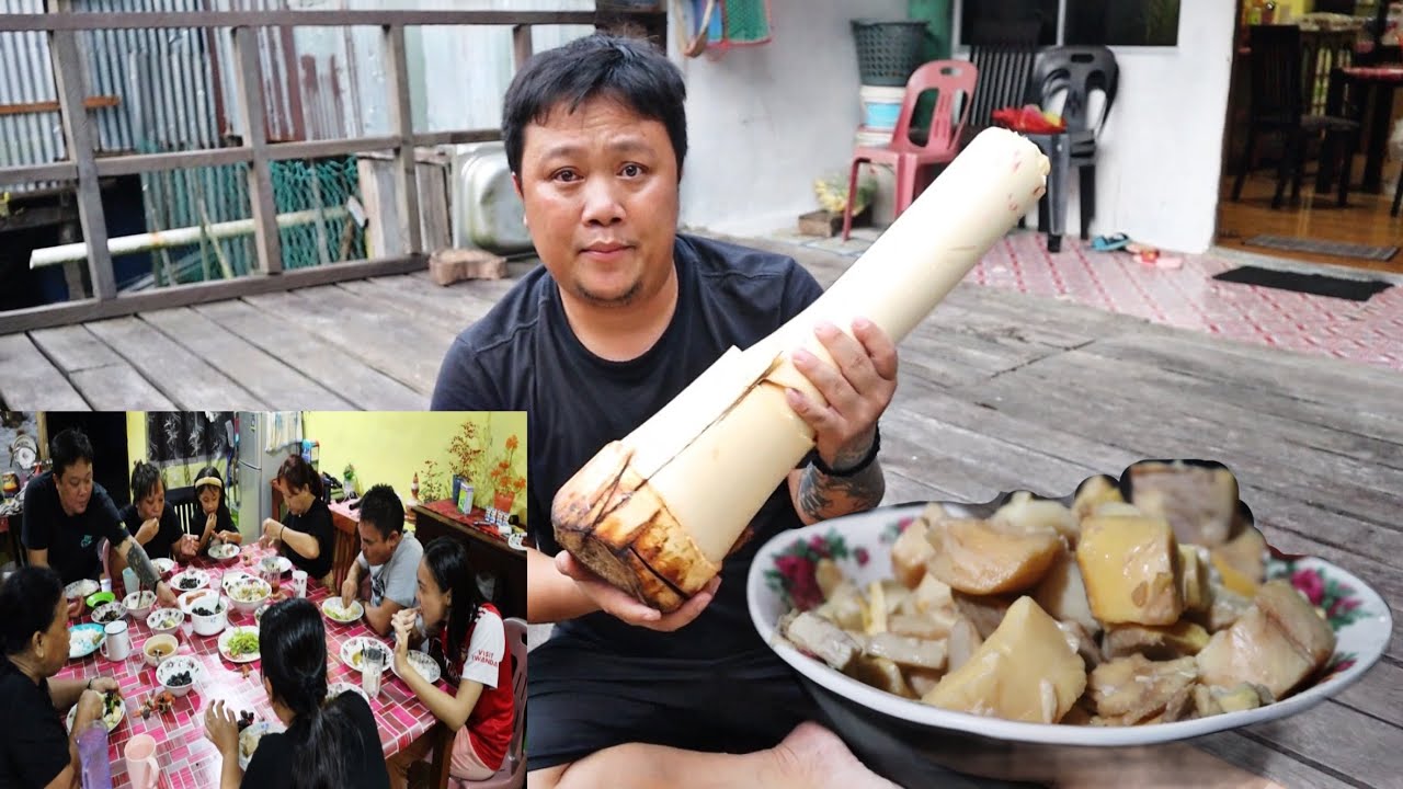 Umbut Pantu Masak Dalam Buluh Tanpa Air / Siput Sedut Sungai Masak Kicap / Lauk Asli Orang Kampung…/