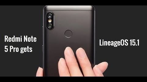 Note 5 Pro - Lineage OS 15.1 Install & Preview - Android 8.1 - Project Treble