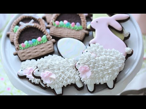 How to Decorate Simple Easter Cookies with Royal Icing