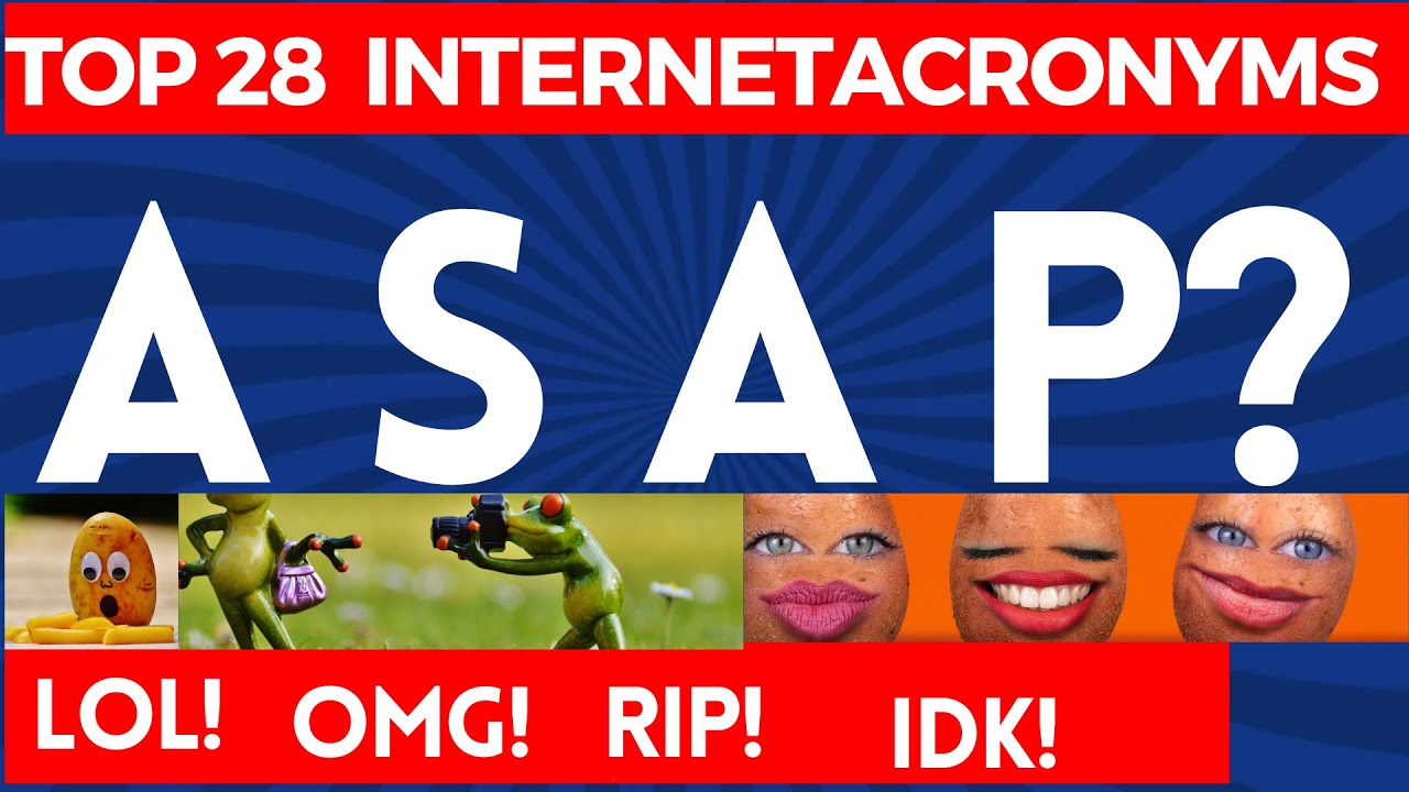 Guess the Acronyms | Acronyms Quiz|| Top 28 Internet Acronyms.