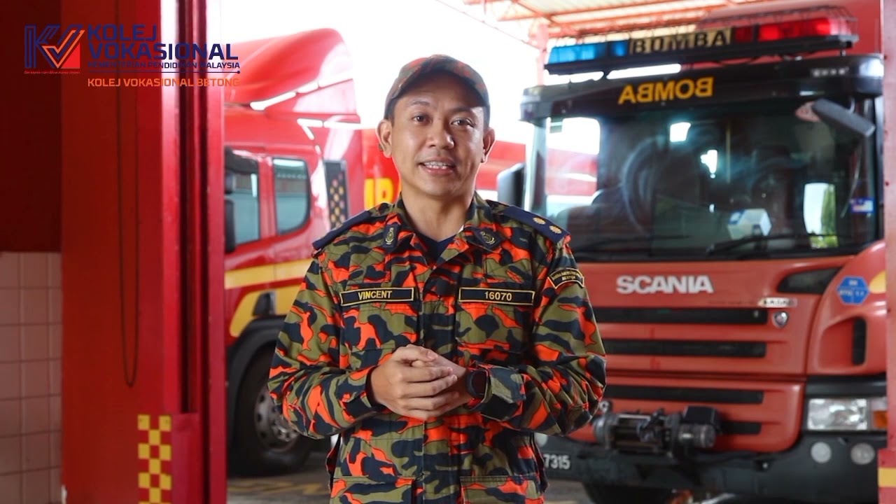 Latihan Pengungsian Bangunan Kolej vokasional Betong