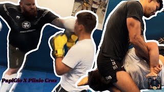 Training As A UFC Champion For A Day | PapiGio Mauled At Plinio Cruz’s Gym