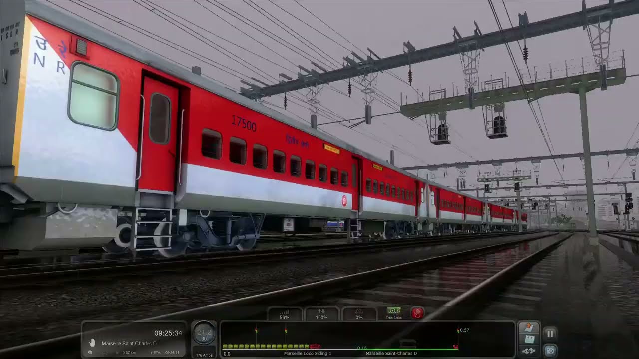 Train Simulator Classic 2031 bullet train or Indian hight Graphic route #train #trainsimulator