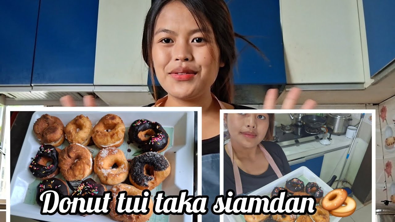 Donut tui taka siamdan 🥯 #mizo #baking #viral