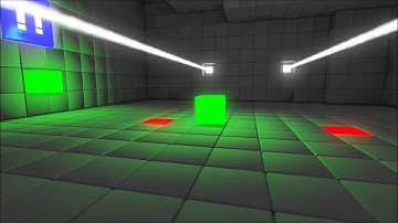 Let`s play Q.U.B.E. Episode 5 - Zone 5 Part 2/2 - The beams of light and... OH SH*T!!!