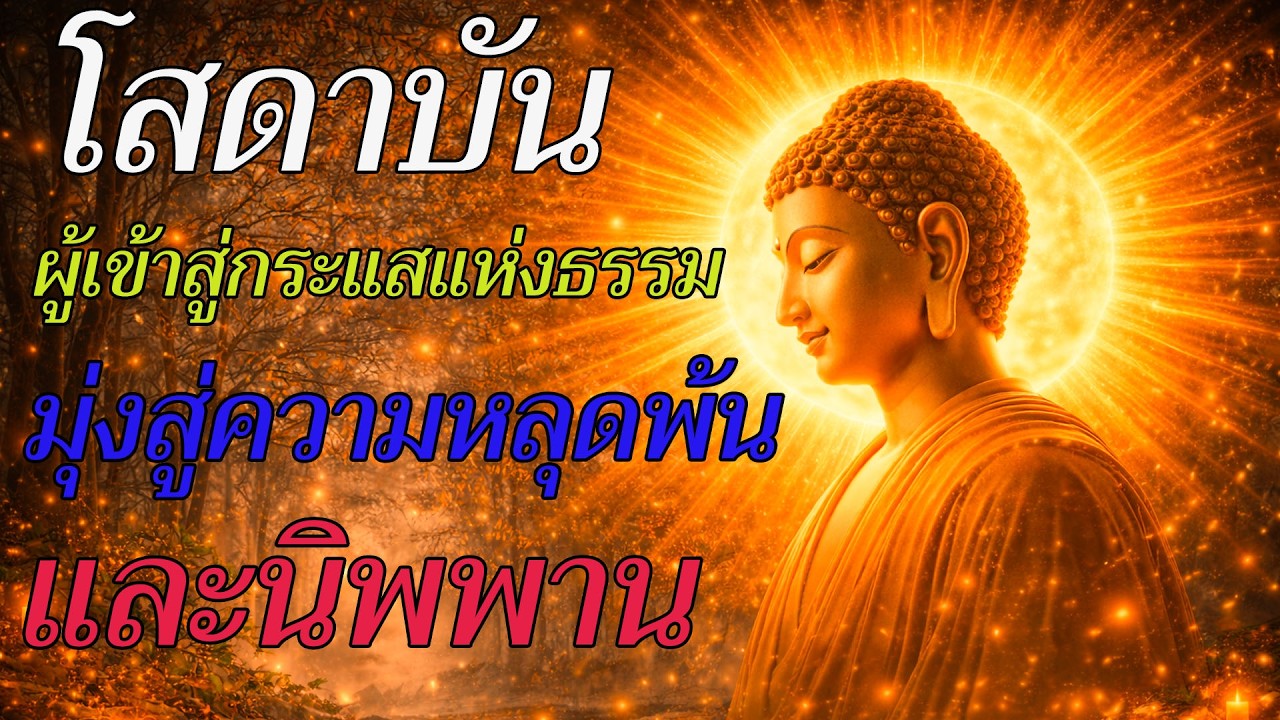 โสดาบัน ผู้เข้าสู่กระแสแห่งธรรม มุ่งสู่ความหลุดพ้นและนิพพาน