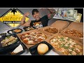 $130 WORTH OF CALIFORNIA PIZZA KITCHEN CHALLENGE (10,000+ CALORIES!)